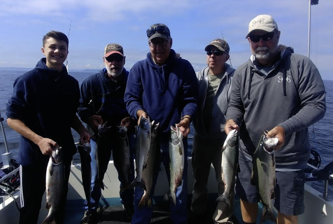 Seattle August Pink Salmon And Coho Salmon Fishing Report