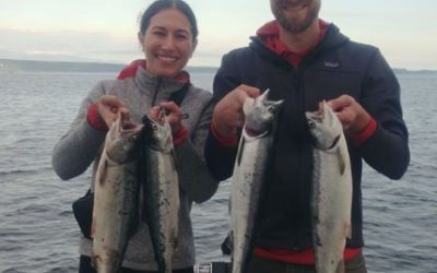 Seattle Salmon Fishing in August